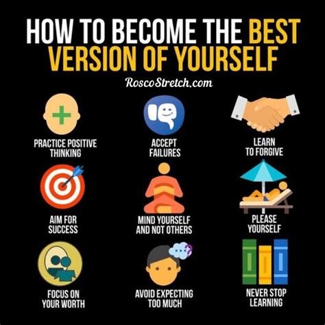 How To Become The Best Version Of Yourself Business Motivation Self