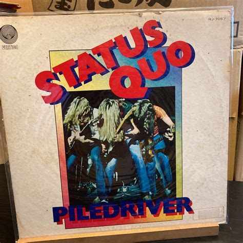 Yahooオークション Status Quo 【piledriver】rj7057 Vertigo 1975