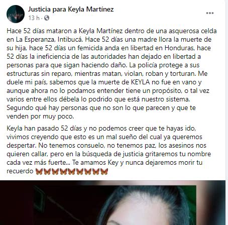 Los asesinos nos quieren callar Familia de Keyla Martínez exige