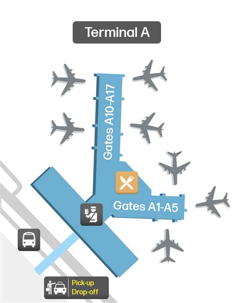 Sacramento International Airport Smf Terminal Map Airportmaps