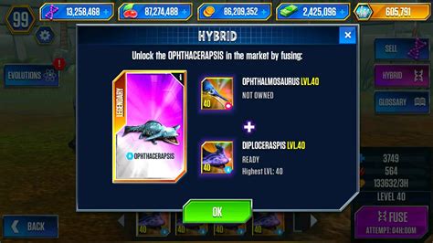 Ophthalmosaurus Vs Diploceraspis Open Unlock Ophthacerapsis Ht Game