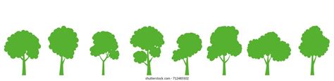 Row Of Trees Silhouette Images Stock Photos And Vectors Shutterstock