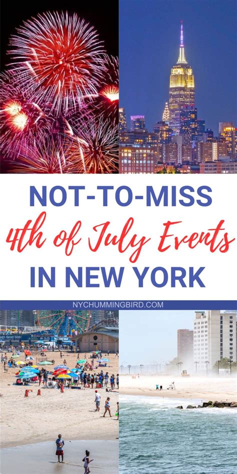 Must Not Miss Events on the Fourth of July in New York