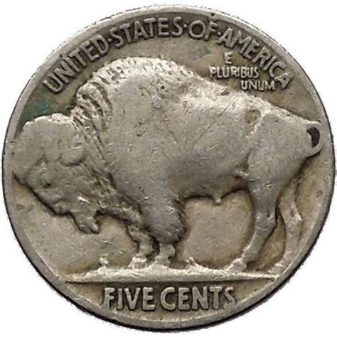 1926 Buffalo Nickel 5 Cents Of United States Of America Usa Antique