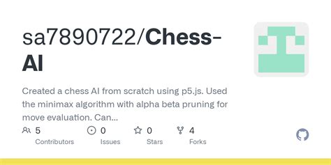 Github Sa7890722chess Ai Created A Chess Ai From Scratch Using P5