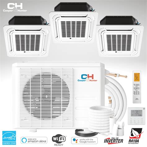 Cooper Hunter Btu Ac System Kit V Ceiling Cassette Tri