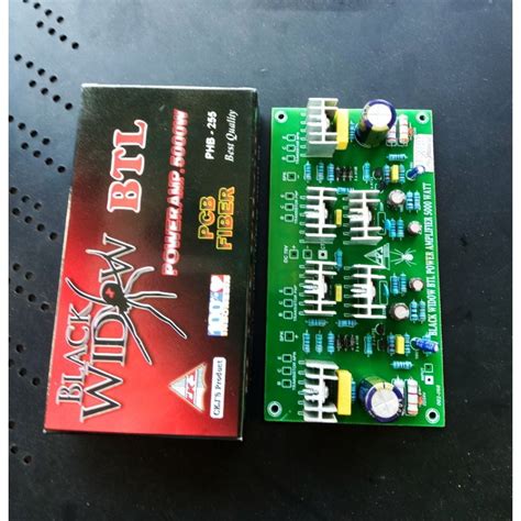 Jual Black Widow Safari Btl Power Amplifier W Pcb Fiber Ckj