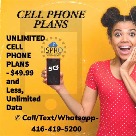 Cell Phone Plans - Unlimited Data with 5G service - Internet Services ...