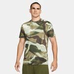 Nike T Shirt D Entra Nement Dri Fit Camo Vert Unisportstore Fr