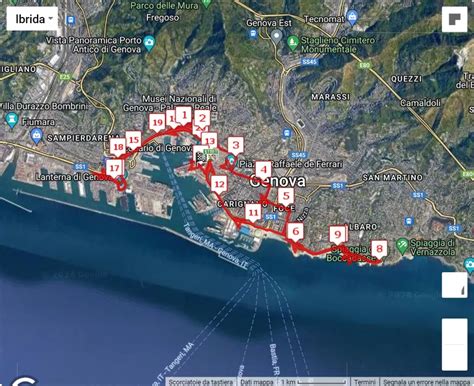 La Mezza Di Genova 2024 Half Marathon Course