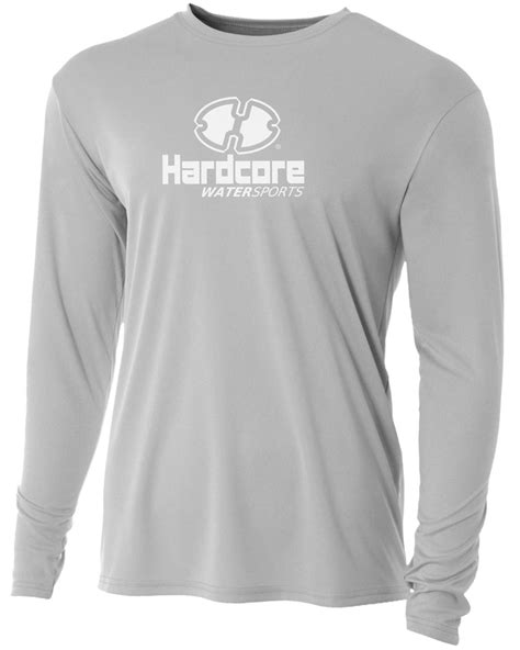 Hardcore Water Sports Men S Long Sleeve Loose Fit Rash Guard Surf