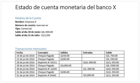 Ejemplo De Como Hacer Una Conciliacion Bancaria Paso A Paso Ejemplo Images