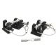 2 PCS Car Anti Theft Retro Hood Latch Locking Catch Buckle Engine Cover