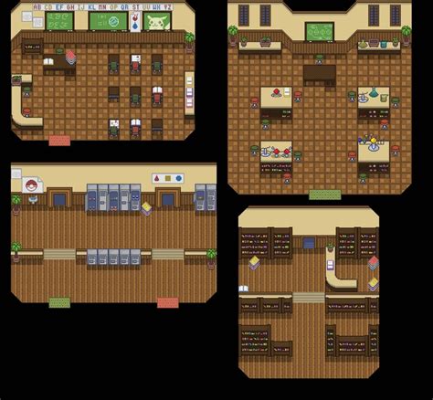 Sample Of Trainer School Tileset For RGPMaker XP By Ekat99 On