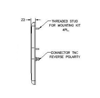 Mti Mt Trh A K Outdoor Antenna Rhcp Fcc Shop Rfid At