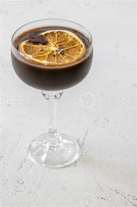 Chocolate Orange Espresso Martini Cocktail Stock Photo At Vecteezy