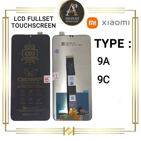 Jual LCD TOUCHSCREEN Xiaomi Redmi 9A 9C Fullset Crown Original Super