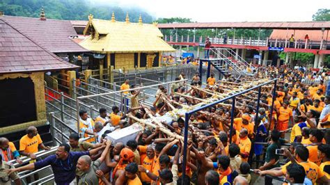 Woman, 52, allowed inside Sabarimala temple after initial protests