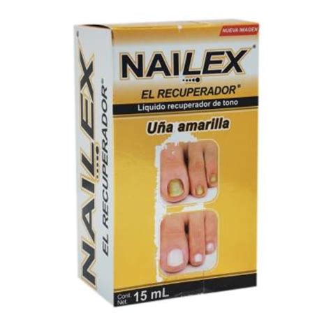 Líquido para uñas Nailex El Recuperador uña amarilla 15 ml Walmart