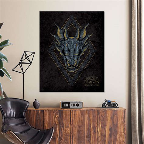 Game Of Thrones House Of The Dragon Wall Art: Canvas Prints, Art Prints ...