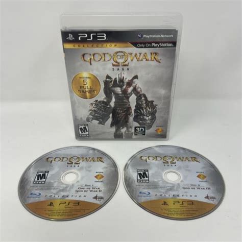 God Of War Saga Collection 2012 Sony Playstation 3 Ps3 Complete 2 Disc Set Cib 711719990697 Ebay