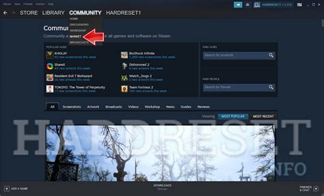 How To Go To The Community Market On Steam Hardreset Info