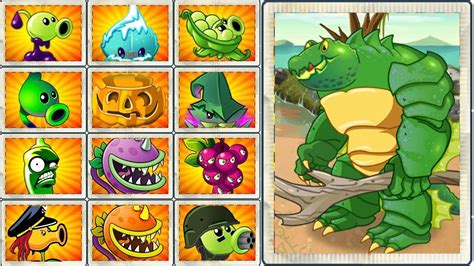 PvZ 2 Every Plant Level 1 Vs All Team Big Wave Beach Gargantuar