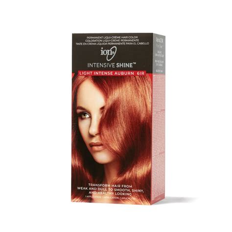 Ion Intensive Shine Hair Color Kit Light Intense Auburn 6ir Hair