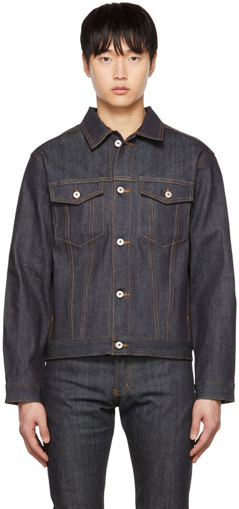 Indigo Classic Fit Denim Jacket By Naked Famous Denim On Sale