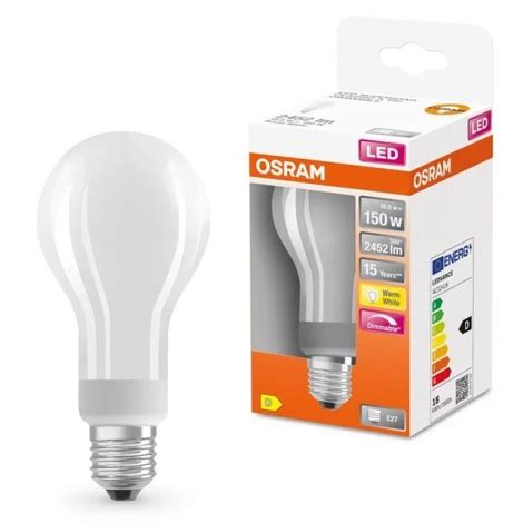 Dimmbare LED Glühbirne E27 18W 230V 2700K Osram Beleuchtung