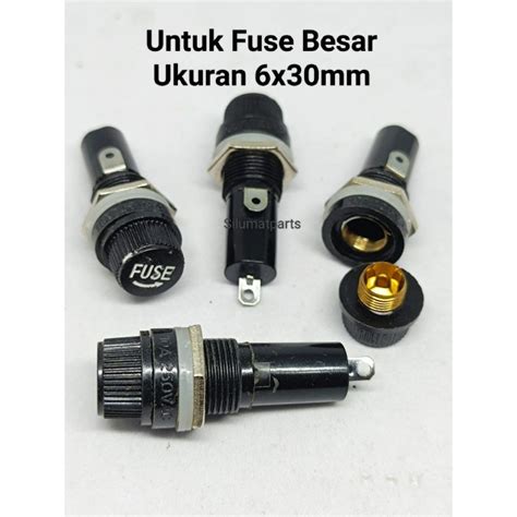 Jual Fuse Holder Rah Fuse Tempat Sekring X Mm Besar Tempat Skring