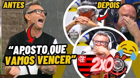 VAMOS RIR NETO APOSTA CONTRA O FLA E SE DA MAL FLAMENGO 2X0