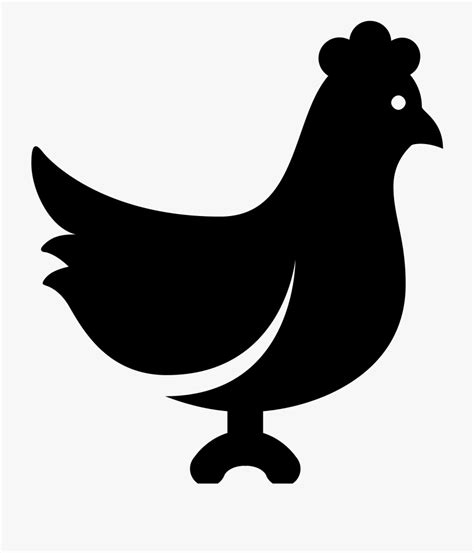 Chicken ClipArt Black White