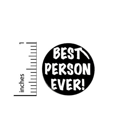 Amazon Best Person Ever Button Pin Badge Favorite Person Cute