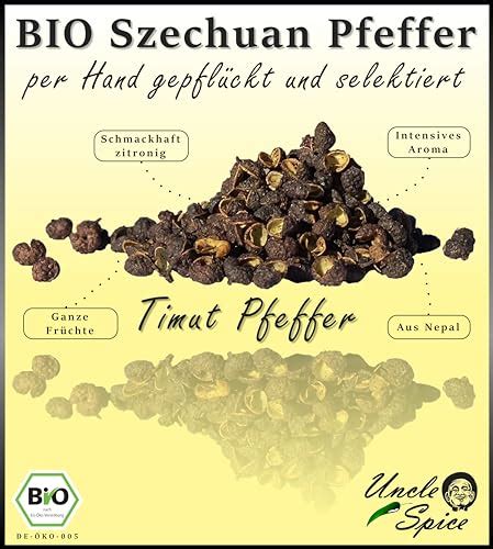 Uncle Spice Bio Szechuan Pfeffer Timut 120g Nepal Kaffee Tee