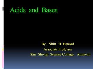 ACID BASE THEORY | PPT