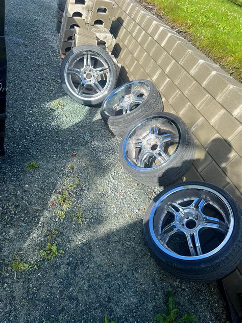 5x114 3 Ruff Racing 20 Toms Felger Med Dekk FINN Torget