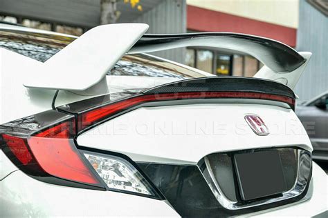 Fit 16 20 Honda Civic Coupe Carbon Fiber Type R Style Rear Trunk