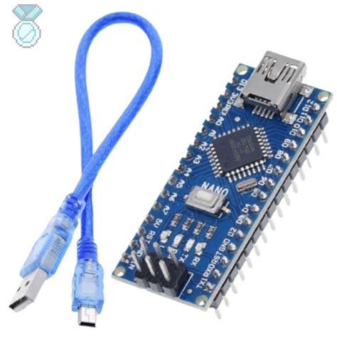 Arduino Nano Pinos Soldados C Cabo Usb Completo Shopee Brasil