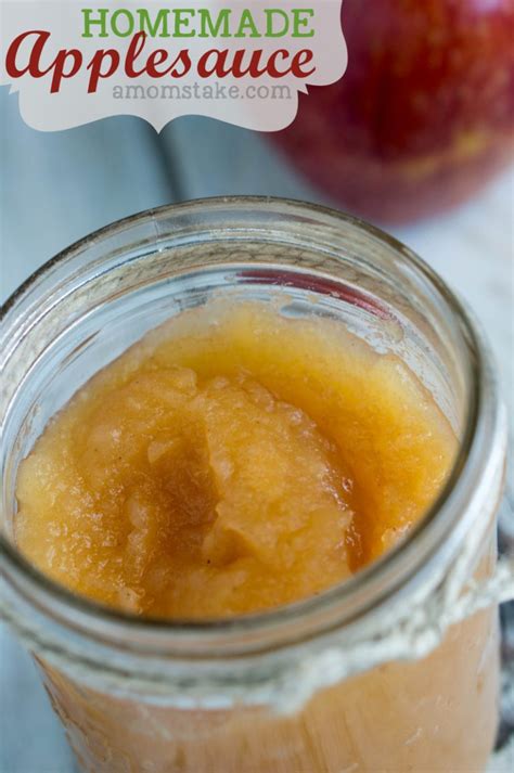 Easy Homemade Applesauce Recipe A Mom S Take