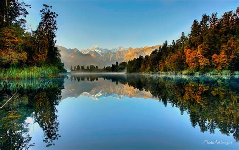 hd wallpaper  aorakimount cook reflections  lake matheson
