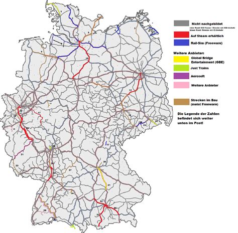 Deutsche Bahn Rail Map