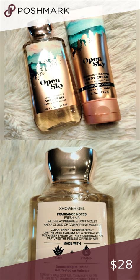 Open Sky Bath And Body Works Gift Set Bundle NWT Open Sky Fragrance