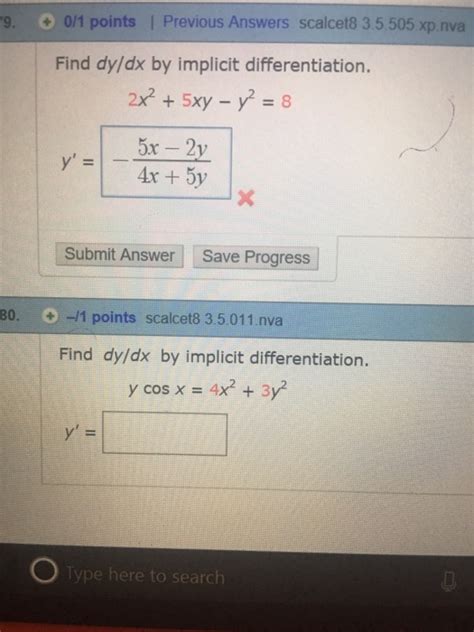 Solved Find Dy Dx By Implicit Differentiation X Xy Chegg