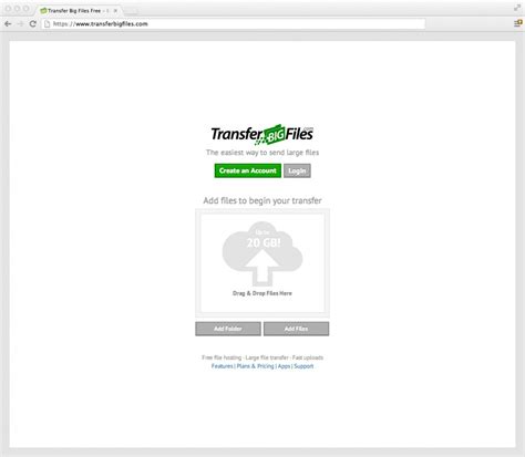 TransferBigFiles.com Boosts Free File Transfer Service to 20 Gigabytes ...