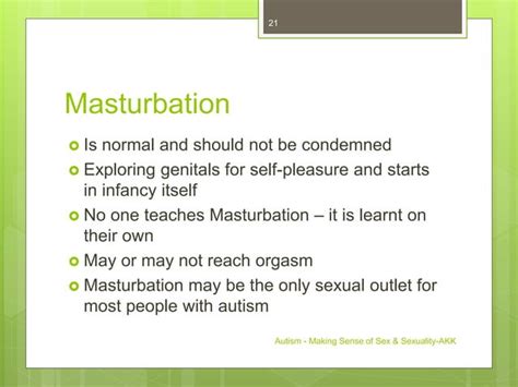 Autism And Sexuality Ppt