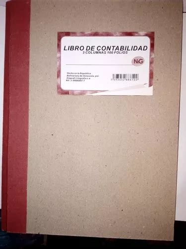 Libro De Contabilidad Columnas Y Folios N G Mercadolibre