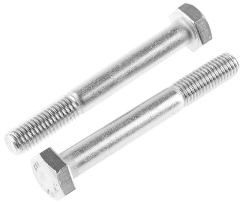 Plain Stainless Steel Hex Bolt M10 X 80mm RS Components Vietnam