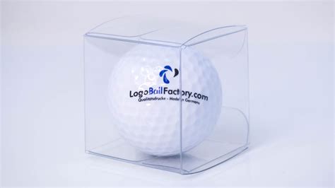 Clearbox für 1 Ball 0 75 Stück Golfball Verpackung