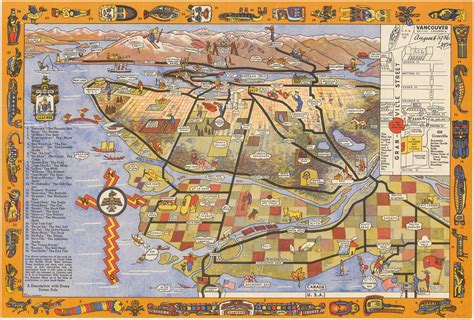 Tourist map of the Greater Vancouver area from 1936. (X-post from r/MapPorn) : r/vancouver